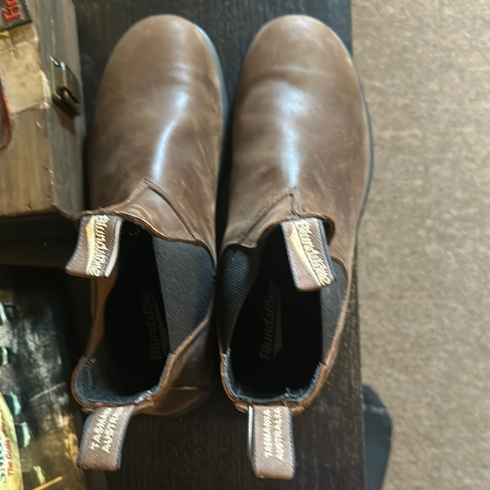 Blundstone Men's Brown Leather Boots